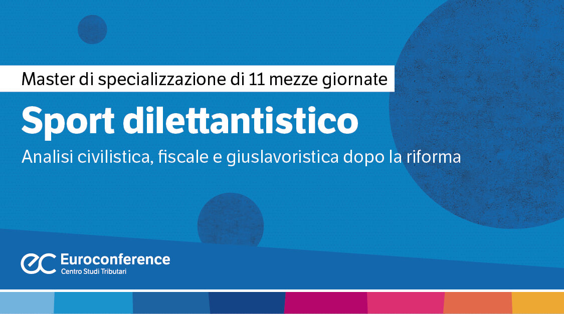 Immagine Sport dilettantistico | Euroconference